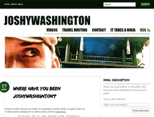 Tablet Screenshot of joshywashington.wordpress.com
