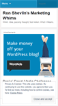 Mobile Screenshot of marketingroi.wordpress.com
