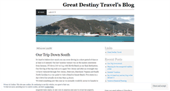 Desktop Screenshot of greatdestinytravel.wordpress.com