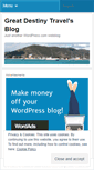 Mobile Screenshot of greatdestinytravel.wordpress.com