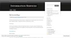 Desktop Screenshot of informationservicesazla.wordpress.com