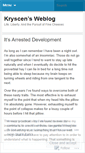 Mobile Screenshot of kryscen.wordpress.com