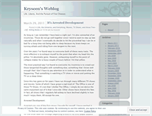 Tablet Screenshot of kryscen.wordpress.com