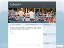 Tablet Screenshot of dunnfamilyblog.wordpress.com