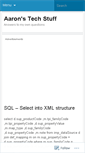 Mobile Screenshot of aarontechstuff.wordpress.com
