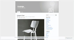 Desktop Screenshot of endesign.wordpress.com