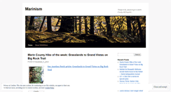 Desktop Screenshot of marinism.wordpress.com