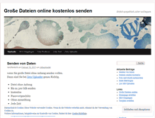 Tablet Screenshot of grossedateiensenden.wordpress.com