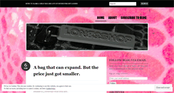 Desktop Screenshot of long2shop.wordpress.com