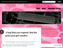 Tablet Screenshot of long2shop.wordpress.com