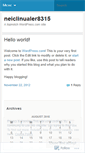 Mobile Screenshot of neiclinualer8315.wordpress.com