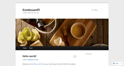 Desktop Screenshot of continuumfi.wordpress.com