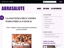 Tablet Screenshot of abrasalute.wordpress.com