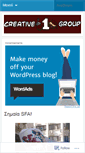Mobile Screenshot of creativegroup1.wordpress.com