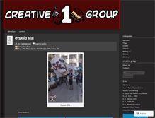 Tablet Screenshot of creativegroup1.wordpress.com