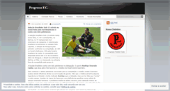 Desktop Screenshot of progressofc.wordpress.com