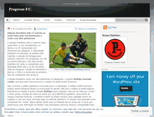 Tablet Screenshot of progressofc.wordpress.com