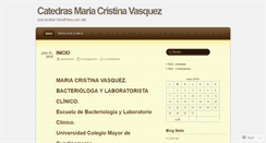 Desktop Screenshot of catedrasmcv.wordpress.com