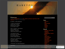 Tablet Screenshot of haretzii.wordpress.com