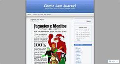 Desktop Screenshot of comicjamjuarez.wordpress.com