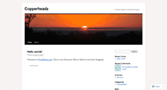 Desktop Screenshot of copperheadz.wordpress.com