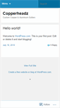 Mobile Screenshot of copperheadz.wordpress.com