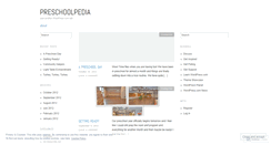 Desktop Screenshot of preschoolpedia.wordpress.com