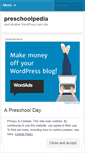 Mobile Screenshot of preschoolpedia.wordpress.com
