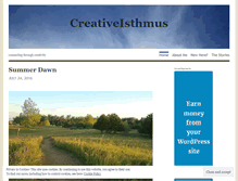 Tablet Screenshot of creativeisthmus.wordpress.com