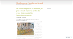 Desktop Screenshot of champagneaddict.wordpress.com