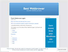 Tablet Screenshot of bestwebbrower.wordpress.com