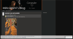 Desktop Screenshot of miricarami.wordpress.com