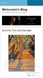 Mobile Screenshot of miricarami.wordpress.com