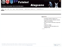 Tablet Screenshot of futebolalagoano.wordpress.com