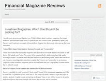 Tablet Screenshot of financialmagazine.wordpress.com