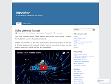 Tablet Screenshot of bitshifter.wordpress.com