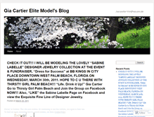 Tablet Screenshot of giacartier1elitemodel.wordpress.com