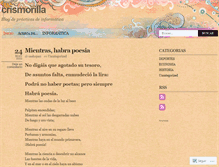 Tablet Screenshot of crismorilla.wordpress.com