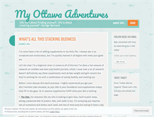 Tablet Screenshot of myottawaadventures.wordpress.com