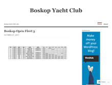 Tablet Screenshot of boskop.wordpress.com
