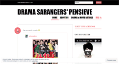 Desktop Screenshot of dramasaranger.wordpress.com