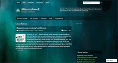 Desktop Screenshot of citizannetwork.wordpress.com