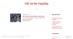 Desktop Screenshot of lifeontheeggship.wordpress.com