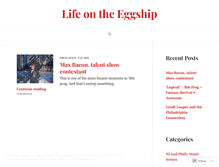 Tablet Screenshot of lifeontheeggship.wordpress.com