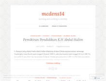 Tablet Screenshot of mcdens13.wordpress.com