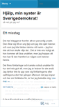 Mobile Screenshot of hjalpminsysterarsverigedemokrat.wordpress.com