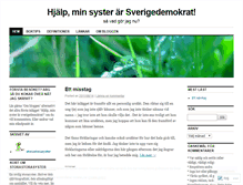 Tablet Screenshot of hjalpminsysterarsverigedemokrat.wordpress.com