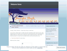 Tablet Screenshot of jenniferdoyle.wordpress.com