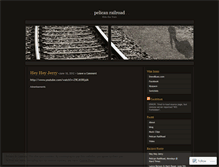 Tablet Screenshot of pelicanrailroad.wordpress.com