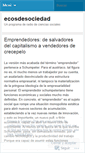 Mobile Screenshot of ecosdesociedad.wordpress.com